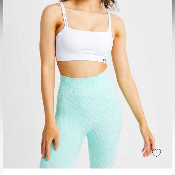 AYBL Essential Bandeau Sports Bra -White - Picture 1 of 5